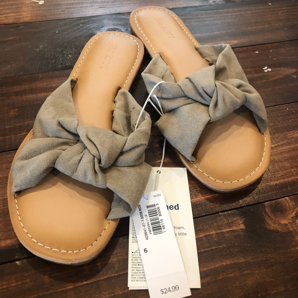 Old Navy Knotted-Twist Slide Sandals